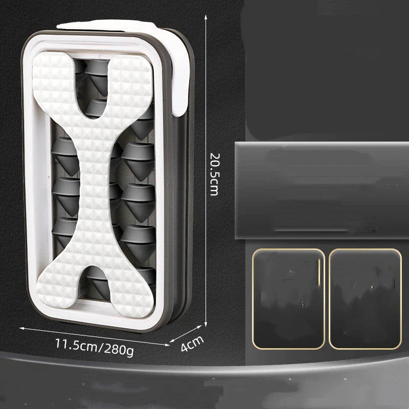 Portable silicone ice ball mold and water bottle 2in1 for summer drinks