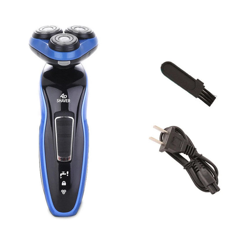 4-in-1 Electric Shaver with Triple Blade for Men - Compact and Rechargeable
