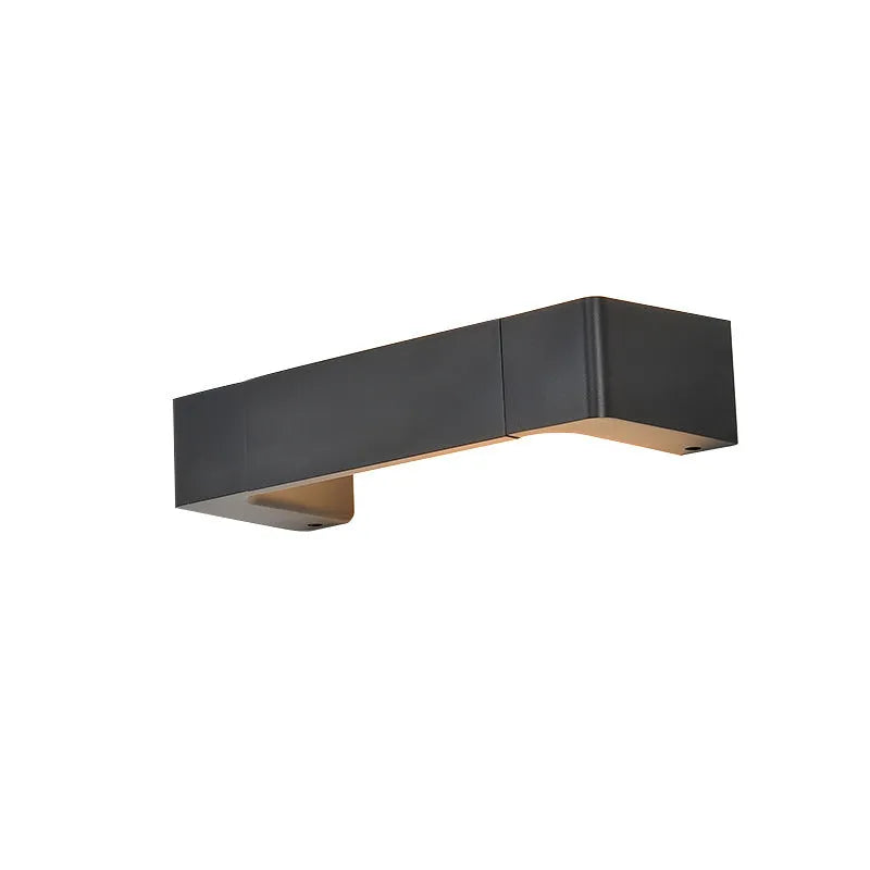 Modern minimalist wall lamp with aluminium shade in white, black, gray, gold colours