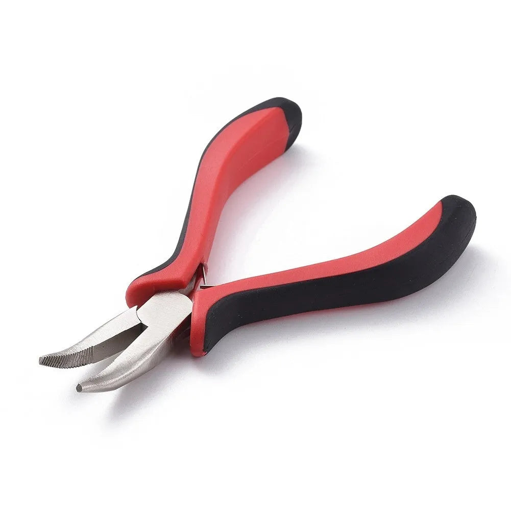 Medium carbon steel nickel iron plier for DIY craft and jewellery making, black finish