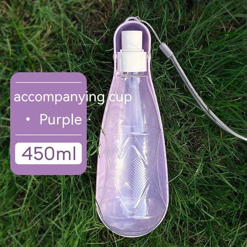 Portable Folding Dog Water Bottle with Large Capacity, Durable and Spill-Proof Design for Hydrating Your Canine Companion on the Go