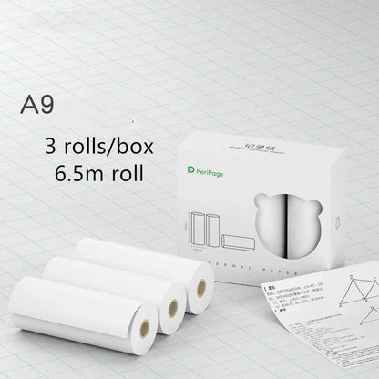 Compact wireless thermal printer for printing photos, labels, and memorabilia directly from your smartphone