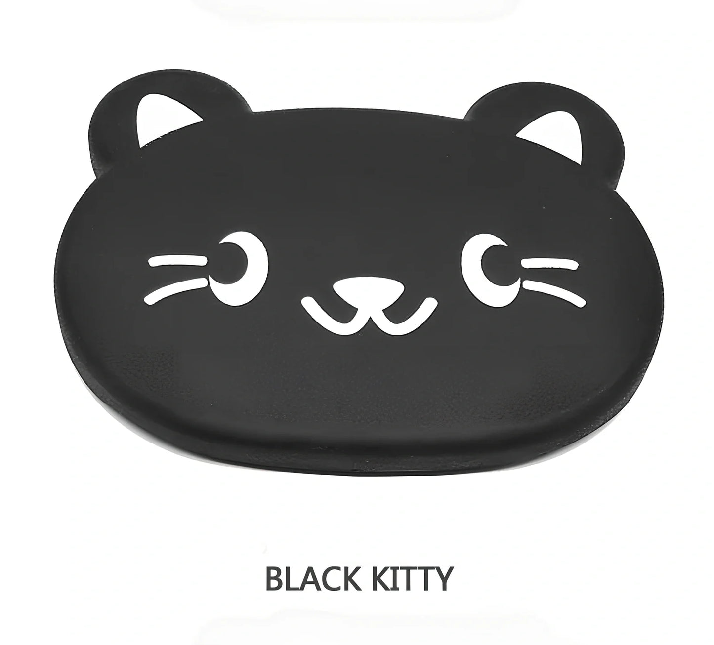 White child car seat table with 20x23.5cm surface and side hooks mounted on vehicle seat