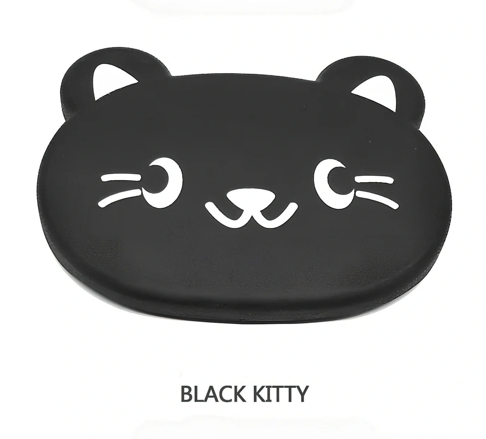 White child car seat table with 20x23.5cm surface and side hooks mounted on vehicle seat