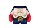 Blue boxer cat costume for cats in size S to XL made from polyester