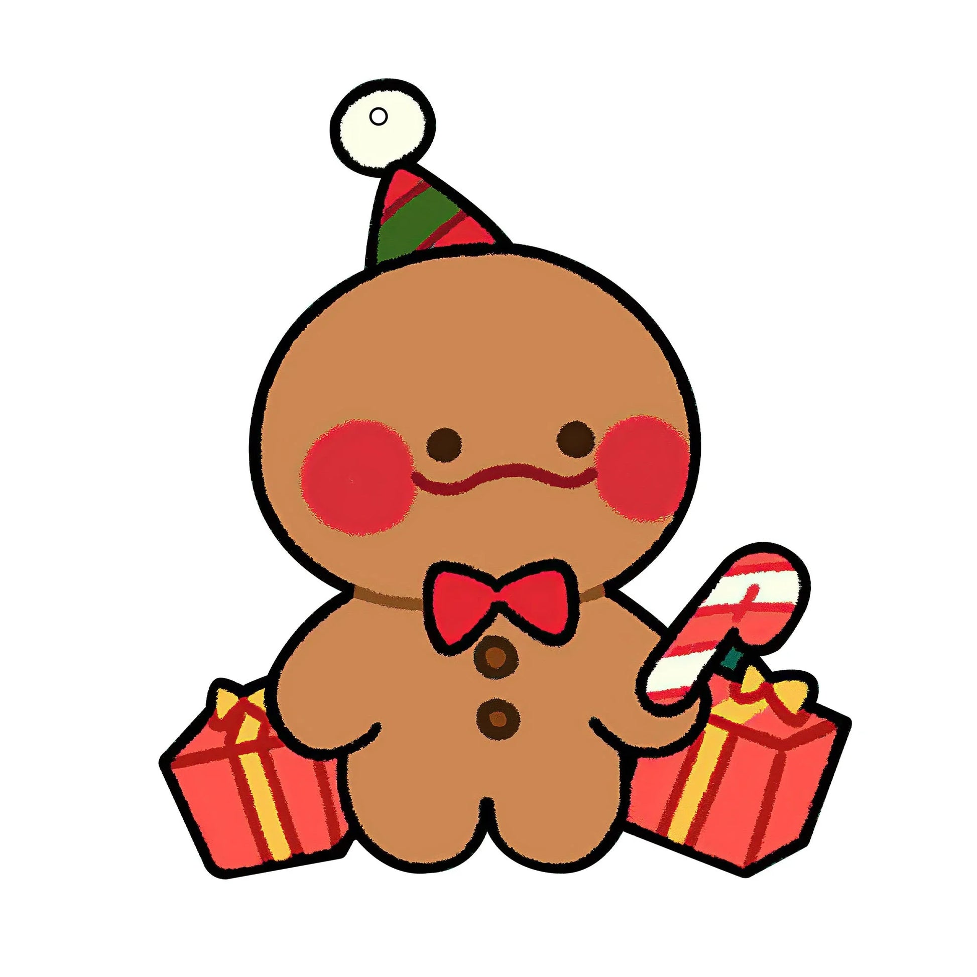 A charming acrylic car-shaped ornament with vibrant colors and a reflective finish, perfect for Christmas decor.