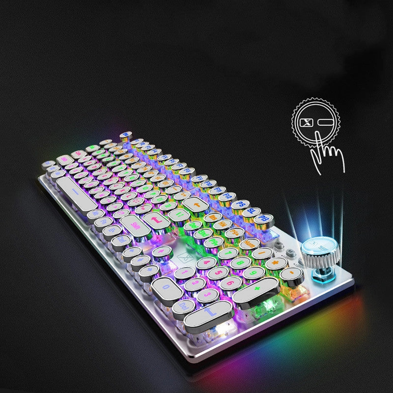 Mechanical Gaming Keyboard with LED Backlit and Anti-Ghosting Keys