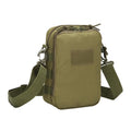 Tactical MOLLE crossbody bag 25x17x10cm 0.45kg 800D Oxford fabric ACU camouflage