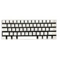 White Japanese keycap full set of 100 keys with sublimation printed characters for mechanical keyboards