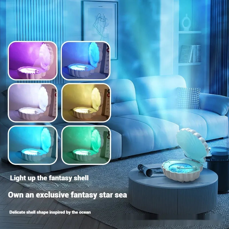 Retro vinyl record player shell decorative lamp in blue colour with USB-C charging port