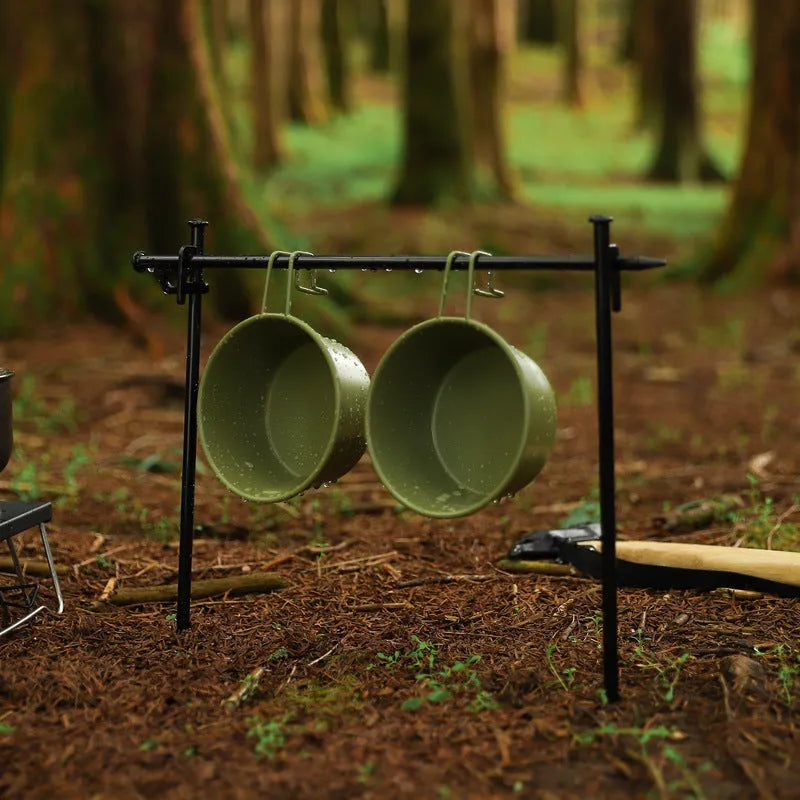 Black wooden canopy tent windproof stakes in various sizes for outdoor ground anchoring
