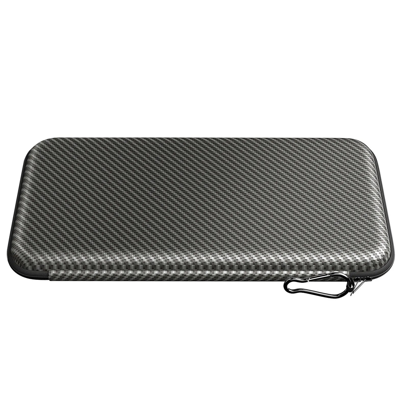 Silver grey golf double glove storage bag with two compartments and hanging brackets
