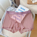 Men's nylon boxer shorts in rock ash colour showing seamless construction and mid-waist design