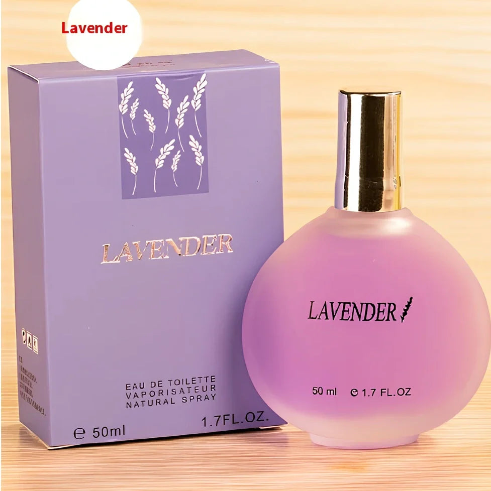 Women's floral perfume set with 50ml jasmine, rose, osmanthus, lily, lavender bottles light 3-7% scents