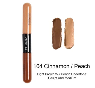 Double-headed natural colour brightening liquid concealer in five shades for all skin types