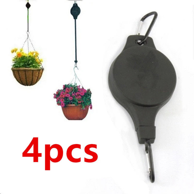 Free Lifting Hanging Basket Bird Cage Hook with elastic length for easy adjustment