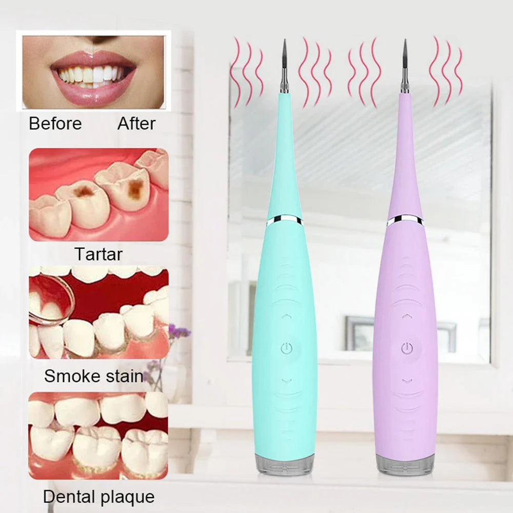 Waterproof Electric Toothbrush Care Tool with high frequency vibration for dental calculus removal