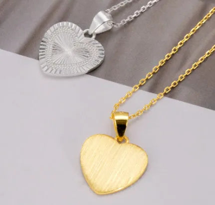 925 sterling silver simple gold-plated necklace in gold colour option on a plain background