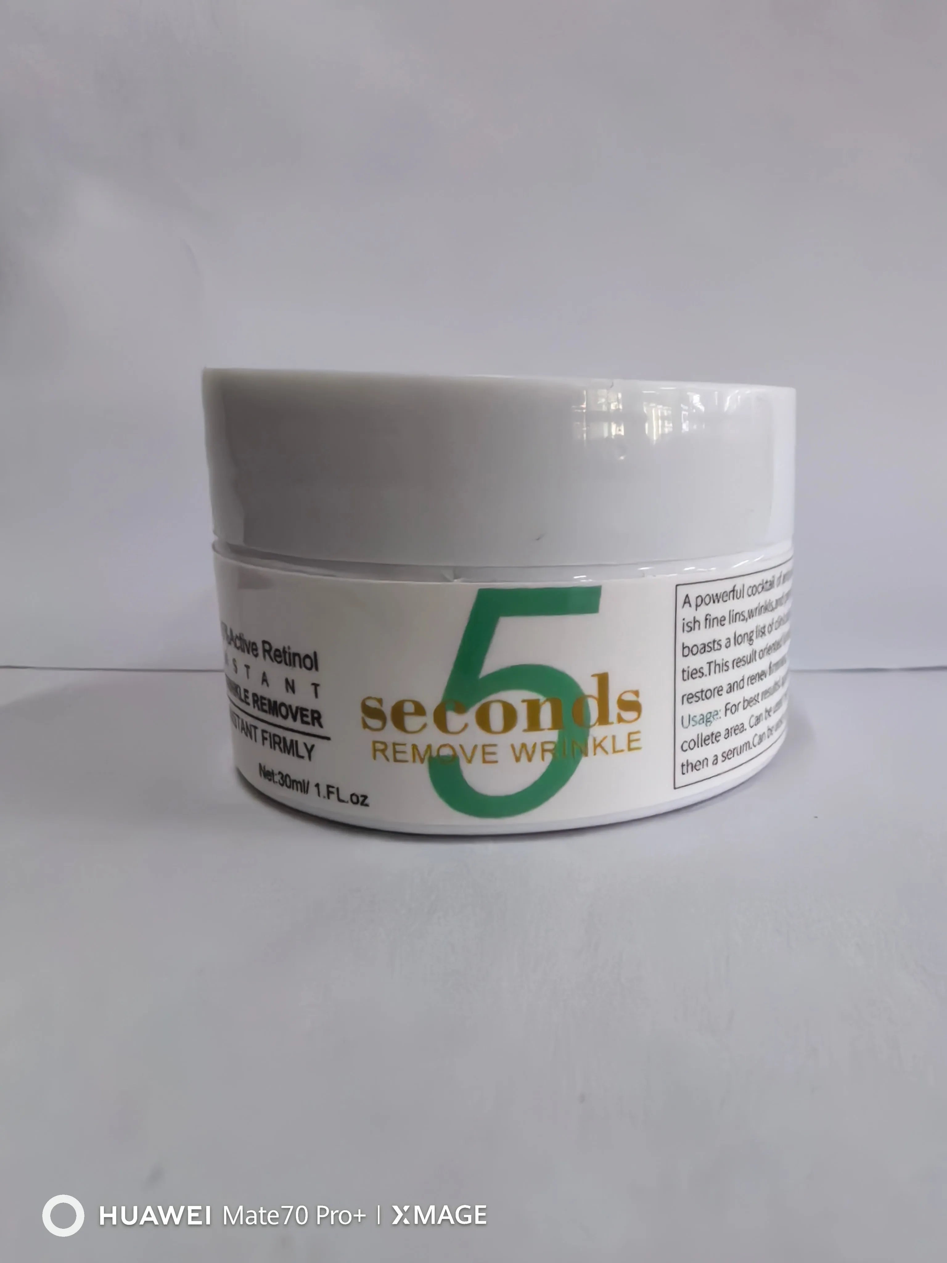 Active Retinol Face Cream moisturising cream 30ml jar with Snow Lotus and Vitamin A