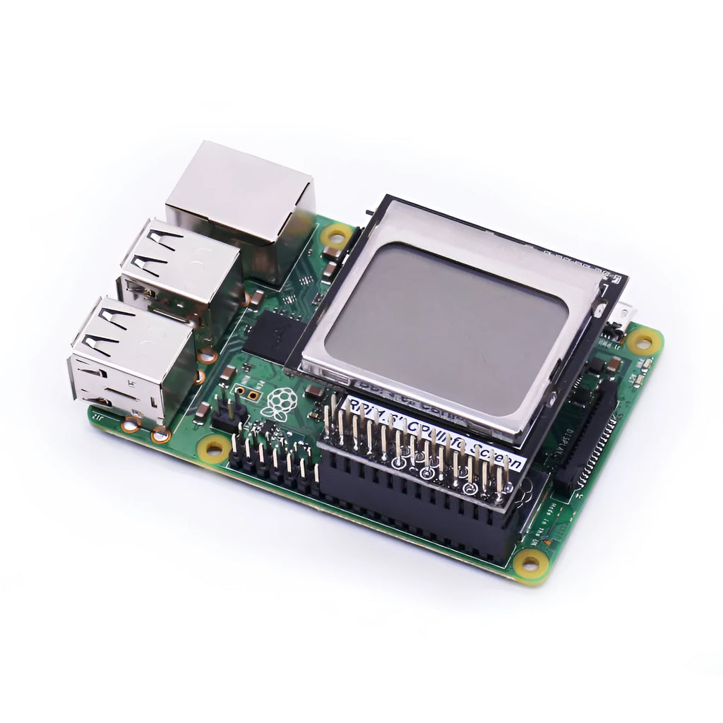 1.6 inch LCD display screen for Raspberry Pi CPU monitoring with a backlight switch.