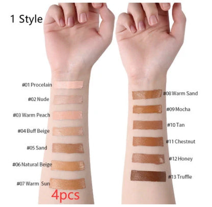 Oil-Control Liquid Foundation Concealer in 13 shades for a flawless matte finish