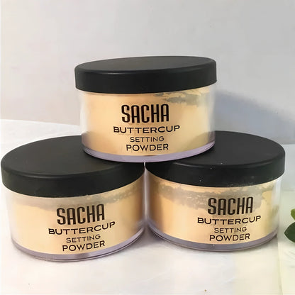 35ml jar of makeup artist's essential powder setting powder for oil control and long-lasting foundation hold