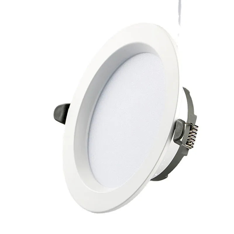 LED downlight 7W concealed ceiling light with zinc iron shell, 100mm cut-out, warm white light