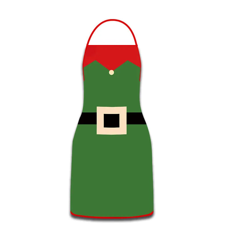Nutcracker character 3D digital print sleeveless apron in 100% waterproof polyester, 50x70 cm, American country style