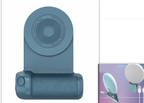 Versatile magnetic phone grip tripod with rotating design, powerful magnetic base, and premium materials for stable, blur-free mobile photography