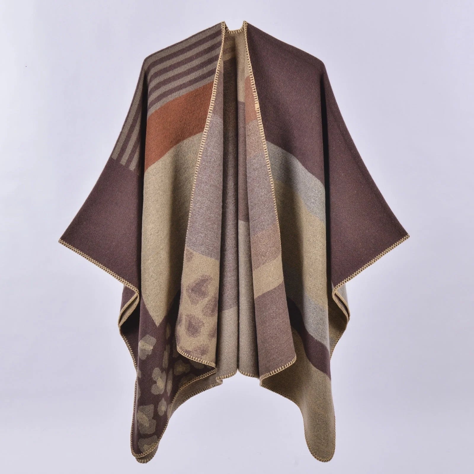 Lattice pattern ladies travel shawl in various colours for autumn and winter warmth