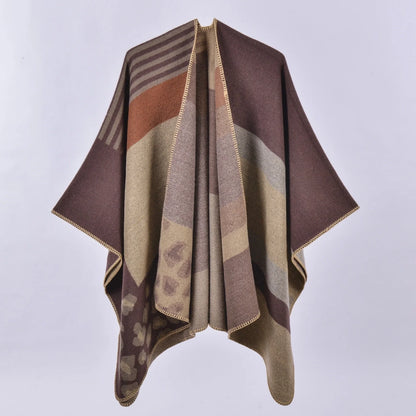 Lattice pattern ladies travel shawl in various colours for autumn and winter warmth