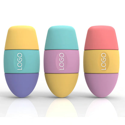 Pink silicone ice face roller mould for cooling massages, reducing pores and dark circles, compact 10-15cm design