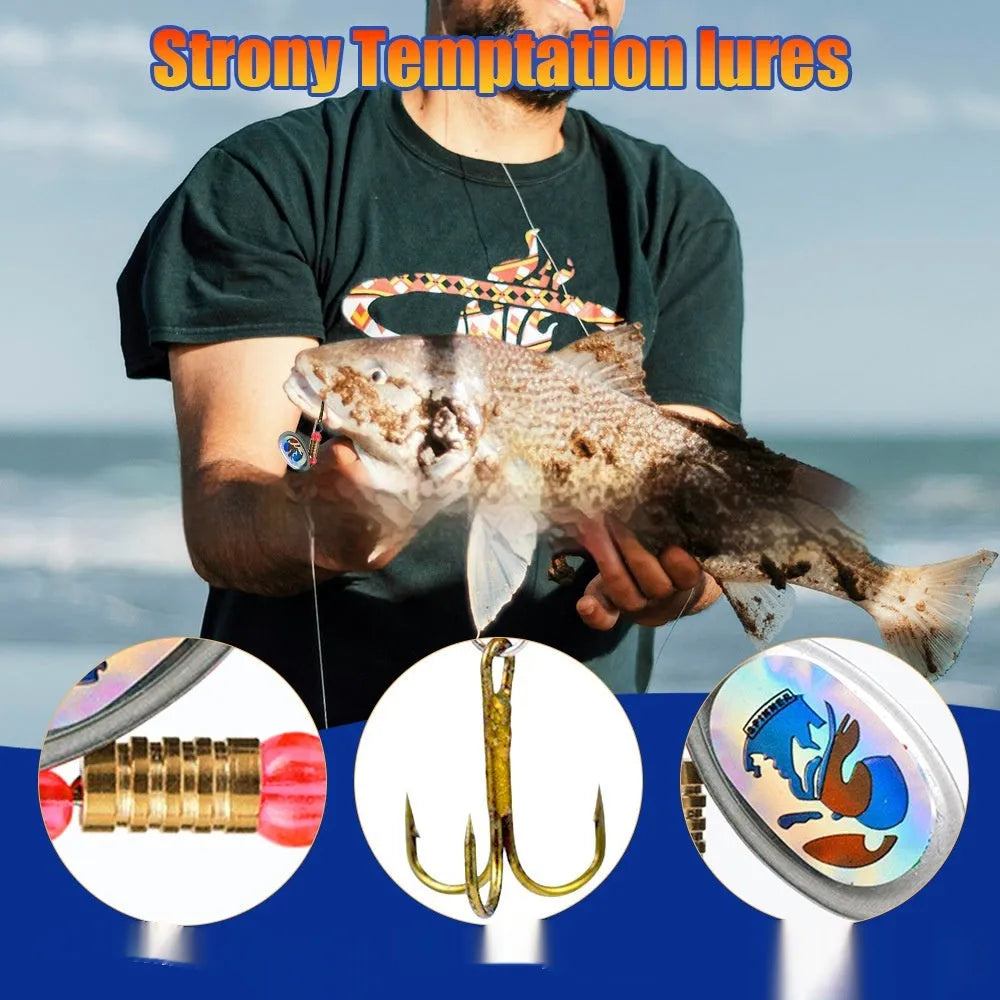 Metal fishing advent calendar blind box 24 countdown 26x18x3cm unisex middle-aged angler gift