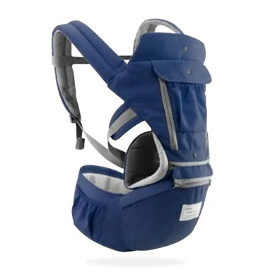 Multi-functional baby waist stool in various colours, designed for infants aged 3-36 months with a 20kg load capacity.