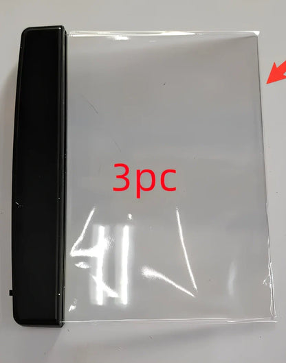 Compact dimmable LED book lamp in black with 17.6x17.8 cm panel for eye-safe night reading