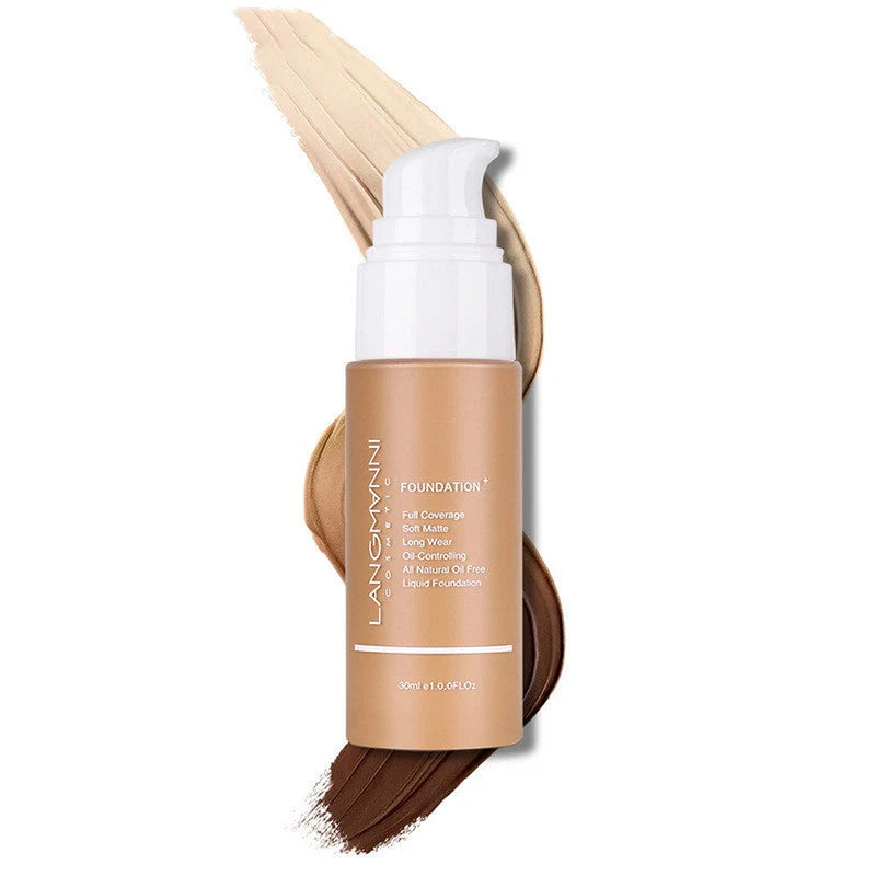 Oil-Control Liquid Foundation Concealer in 13 shades for a flawless matte finish