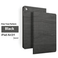 Sapphire blue imitation leather iPad cover with integrated sleep bracket for universal model fit.