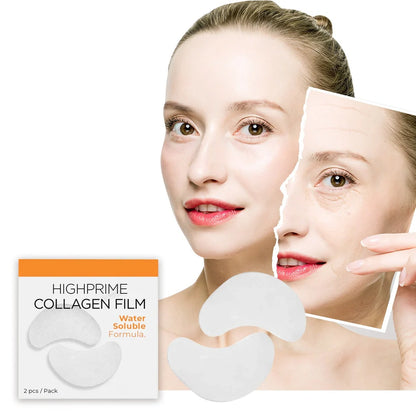 Collagen water-soluble facial mask with hyaluronic acid for 15-20 minute hydrating treatments