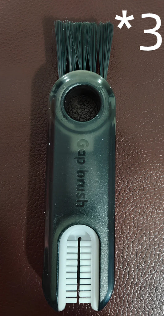 3-in-1 spiral cleaning brush for bottle lids and cup grooves with food-safe materials