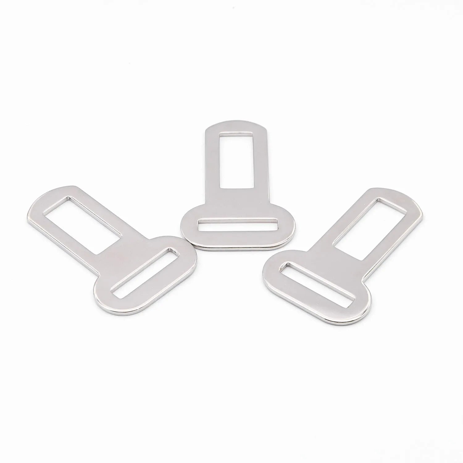 26mm silvery metal pet safety buckle with quick-release clasp for dog restraint systems