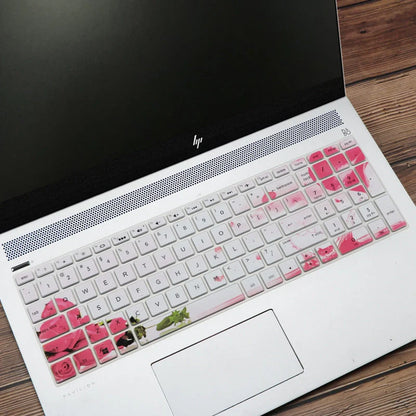 15.6-inch silicone keyboard film for HP Light and Shadow Wizard 4th Generation laptop in various colours