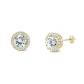 Real gold stainless steel geometric U-shape earring 8mm single stud in multiple colour options black gold rose gold steel colour unisex