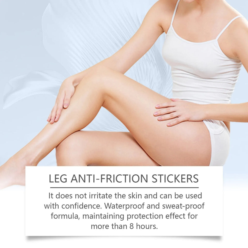 Transparent leg anti-wear gel protection patches in 10-piece pack for sports friction prevention