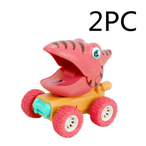 Dinosaur Push Car Sliding Animal Toy Car in various designs for children's play