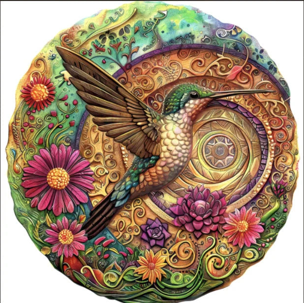 PuzzlesUp Round And Rectangle Wooden Box - Handcrafted Storage Solution