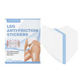 Transparent leg anti-wear gel protection patches in 10-piece pack for sports friction prevention