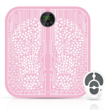 EMS Foot Massager Mat with adjustable modes and USB charging