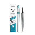 Anti-dizzy four-pronged plastic eyebrow pencil in black, brown, grey, light brown with water-resistant formula