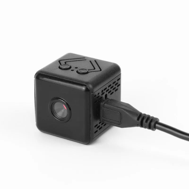 1080p black wifi surveillance camera with plastic body for outdoor sports security monitoring