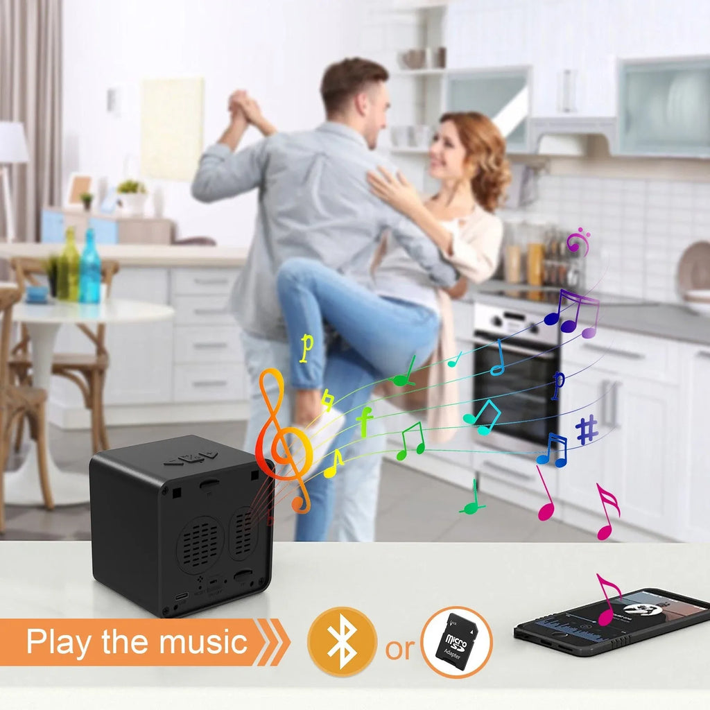 Wireless network surveillance camera unit with compact design for indoor monitoring